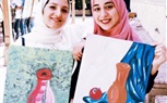  مشاركة طلاب الأكاديمية الحديثة فى فاعليات ورشة عمل التصوير الزيتى