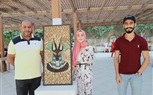 مشاركة طلاب الأكاديمية الحديثة في فعاليات ورشة تعليم أساسيات فن سمبوزيوم الجداريات