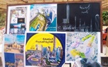 جانب من مشاركة الأكاديمية الحديثة فى مسابقة البوستر الدعائي